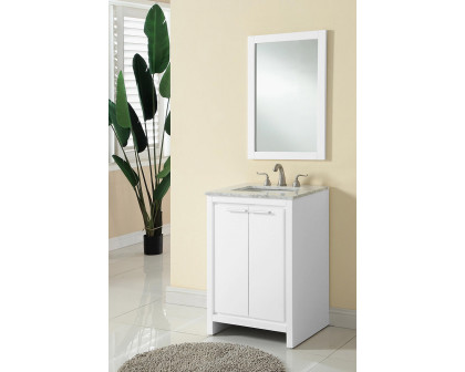 Elegant Bathroom Vanity - White (VF12824WH)