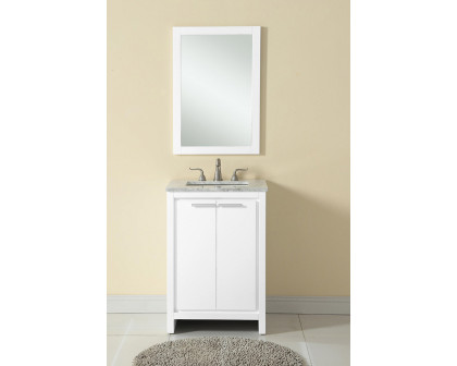 Elegant Bathroom Vanity - White (VF12824WH)