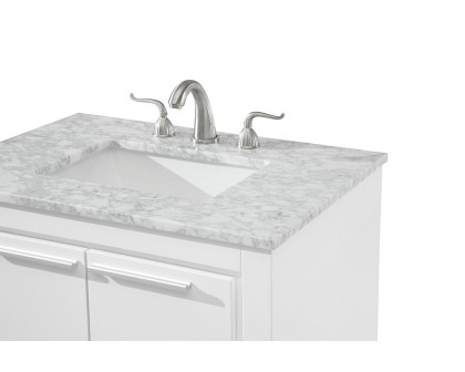 Elegant - Bathroom Vanity (VF12830WH)