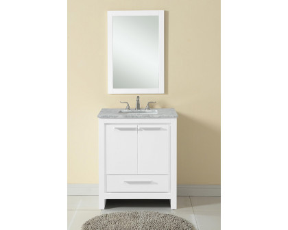 Elegant - Bathroom Vanity (VF12830WH)