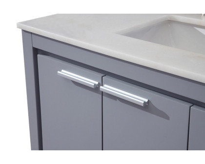 Elegant Bathroom Vanity - Gray (VF12836GR)