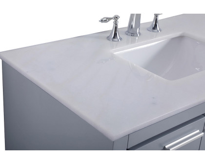 Elegant Bathroom Vanity - Gray (VF12840GR)