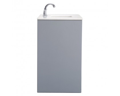 Elegant Bathroom Vanity - Gray (VF12840GR)