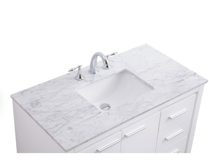 Elegant Bathroom Vanity - White (VF12840WH)