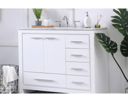 Elegant Bathroom Vanity - White (VF12840WH)