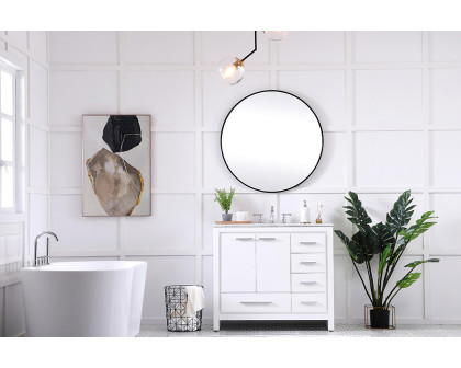 Elegant Bathroom Vanity - White (VF12840WH)