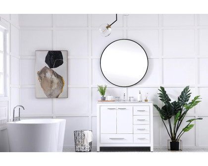 Elegant Bathroom Vanity - White (VF12840WH)