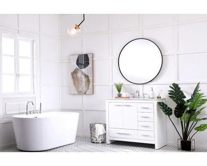 Elegant Bathroom Vanity - White (VF12840WH)