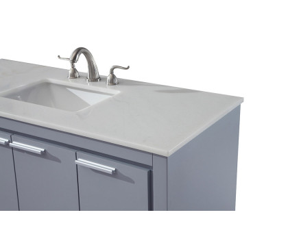 Elegant Bathroom Vanity - Gray (VF12848GR)