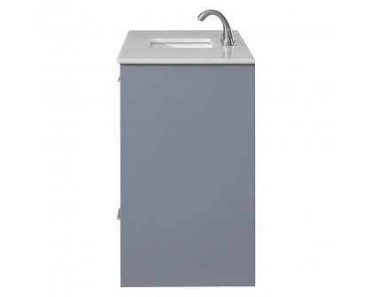 Elegant Bathroom Vanity - Gray (VF12848GR)