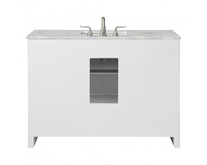 Elegant Bathroom Vanity - White (VF12848WH)