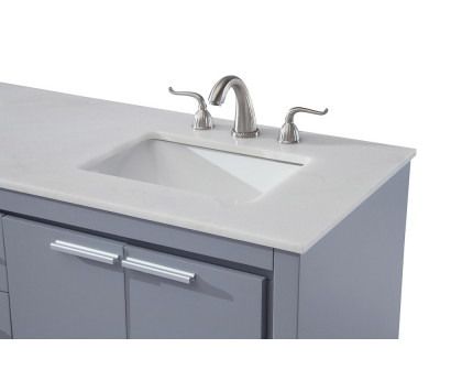 Elegant Bathroom Vanity - Gray (VF12860DGR)