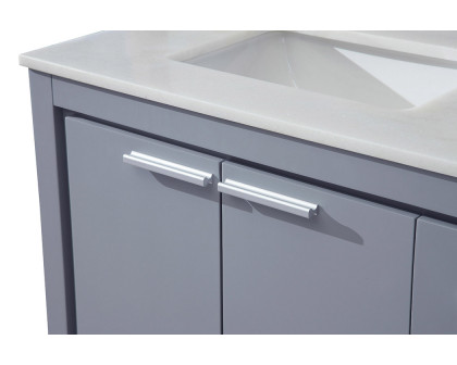 Elegant Bathroom Vanity - Gray (VF12860DGR)