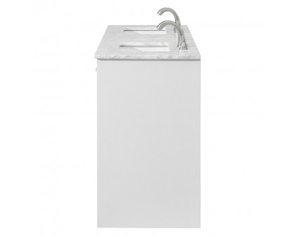 Elegant Bathroom Vanity - White (VF12860DWH)