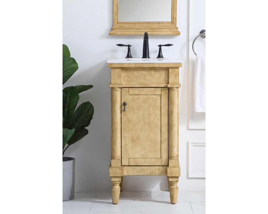 Elegant Bathroom Vanity - Antique Beige (VF13018AB)