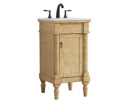 Elegant Bathroom Vanity - Antique Beige (VF13018AB)