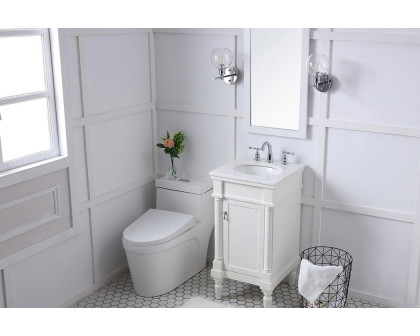 Elegant Bathroom Vanity - Antique White (VF13018AW)