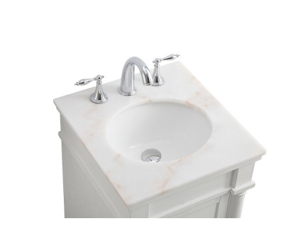 Elegant Bathroom Vanity - Antique White (VF13018AW)