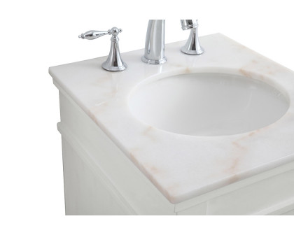 Elegant Bathroom Vanity - Antique White (VF13018AW)