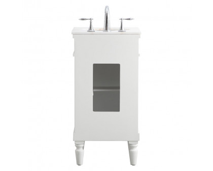 Elegant Bathroom Vanity - Antique White (VF13018AW)