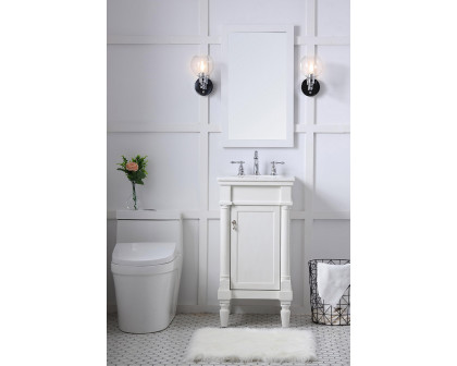 Elegant Bathroom Vanity - Antique White (VF13018AW)