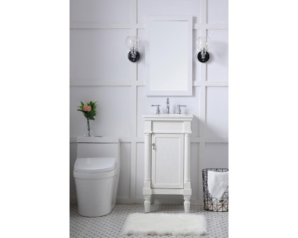 Elegant Bathroom Vanity - Antique White (VF13018AW)