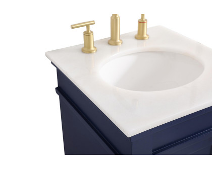 Elegant Bathroom Vanity - Blue (VF13018BL)