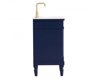 Elegant Bathroom Vanity - Blue (VF13018BL)