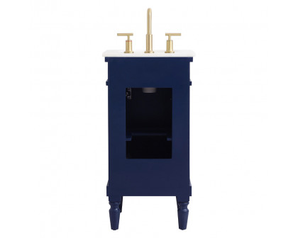 Elegant Bathroom Vanity - Blue (VF13018BL)