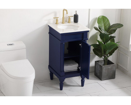 Elegant Bathroom Vanity - Blue (VF13018BL)