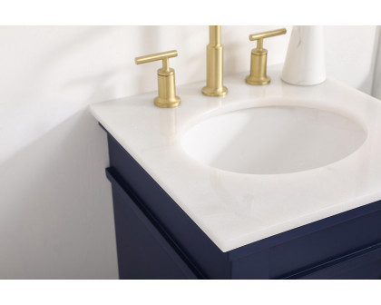 Elegant Bathroom Vanity - Blue (VF13018BL)