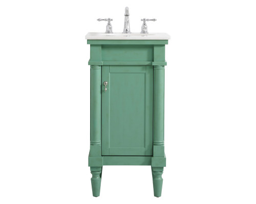 Elegant Bathroom Vanity - Vintage Mint (VF13018VM)