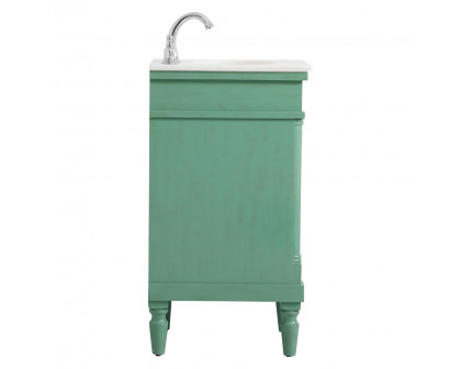 Elegant Bathroom Vanity - Vintage Mint (VF13018VM)