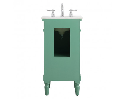 Elegant Bathroom Vanity - Vintage Mint (VF13018VM)