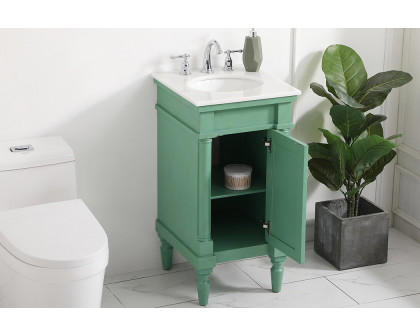 Elegant Bathroom Vanity - Vintage Mint (VF13018VM)