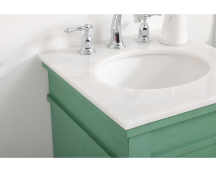 Elegant Bathroom Vanity - Vintage Mint (VF13018VM)