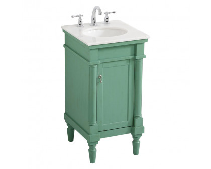 Elegant Bathroom Vanity - Vintage Mint (VF13018VM)