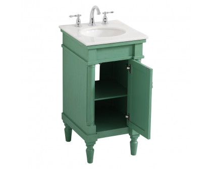 Elegant Bathroom Vanity - Vintage Mint (VF13018VM)