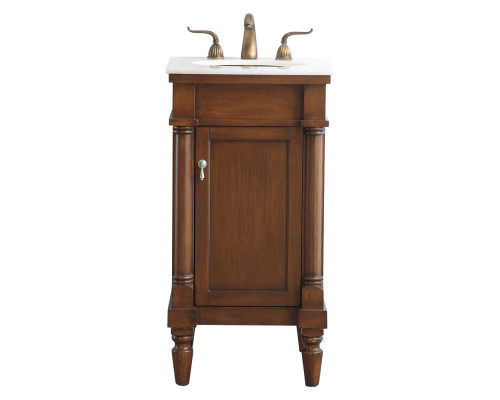 Elegant Bathroom Vanity - Walnut (VF13018WT)