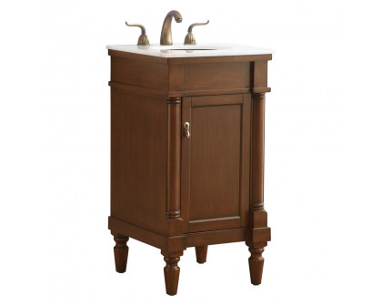 Elegant Bathroom Vanity - Walnut (VF13018WT)