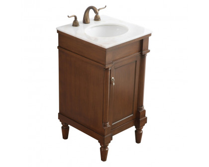 Elegant Bathroom Vanity - Walnut (VF13018WT)