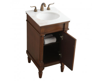 Elegant Bathroom Vanity - Walnut (VF13018WT)