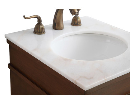 Elegant Bathroom Vanity - Walnut (VF13018WT)