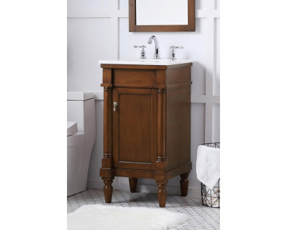 Elegant Bathroom Vanity - Walnut (VF13018WT)