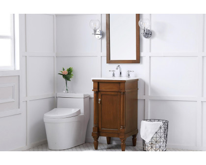 Elegant Bathroom Vanity - Walnut (VF13018WT)