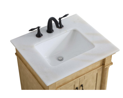 Elegant Bathroom Vanity - Antique Beige, L 24" (VF13024AB)