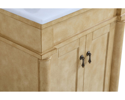 Elegant Bathroom Vanity - Antique Beige, L 24" (VF13024AB)