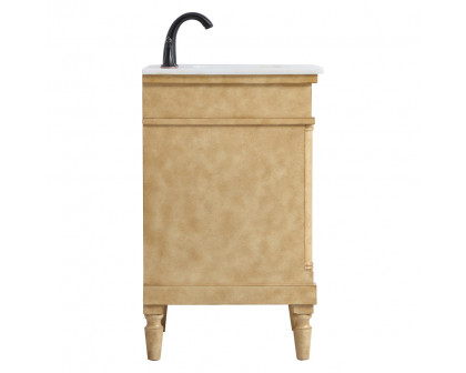 Elegant Bathroom Vanity - Antique Beige, L 24" (VF13024AB)