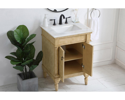 Elegant Bathroom Vanity - Antique Beige, L 24" (VF13024AB)