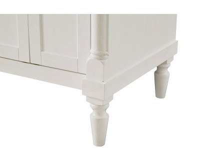 Elegant Bathroom Vanity - Antique White, L 24" (VF13024AW)